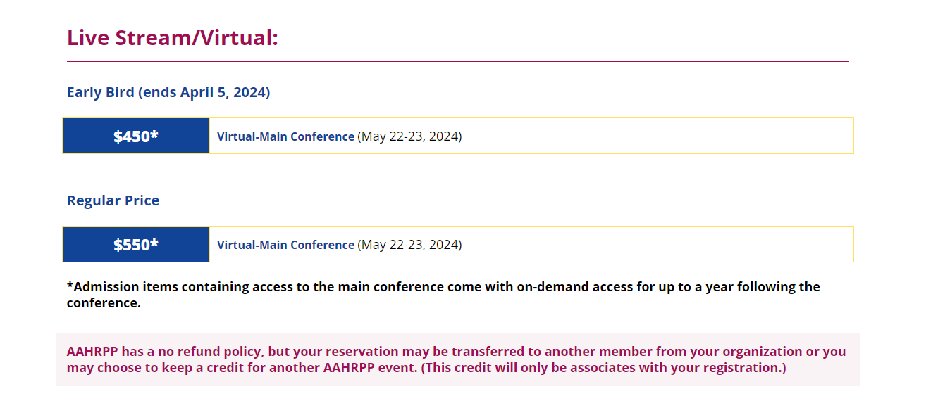 AAHRPP Annual Conference